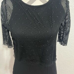 Metaphor Black  Short Sleeve Top Women’s Size M #486